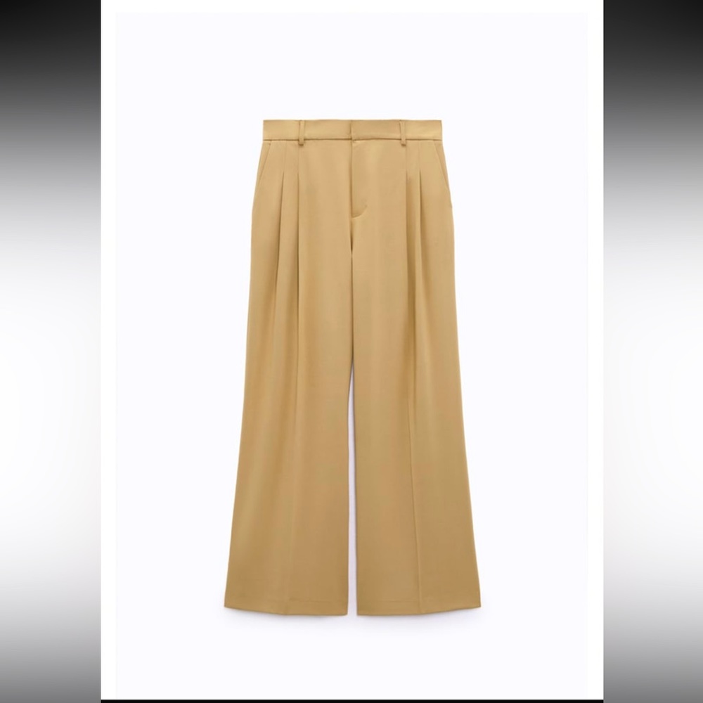 Zara Mid-rise trousers